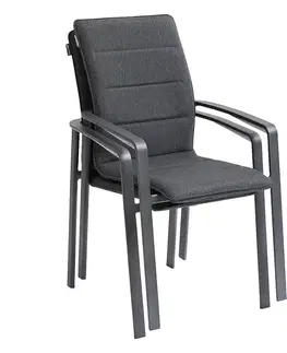 Hliníkové kreslo CAPRI (antracit)