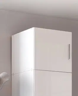 LORIANA jednodverový nadstavec 40 cm, biely lesk