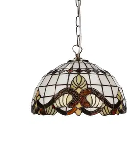 Závesná lampa Marsala 30 Patina 1X60 E27 Tienidlo z farebného skla