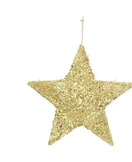 Dekoria Dekorácia Golden Star 30cm, 30 x 1 cm