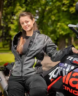 W-TEC Jelsa šedá-fluo - XS