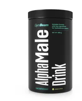 GymBeam AlphaMale Drink zelené jablko