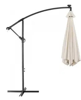 Závesný slnečník s LED svetlom Ø 330 cm Dekorhome