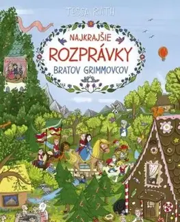 Najkrajšie rozprávky bratov Grimmovcov - leporelo - Elena Bruns, Tessa Rath