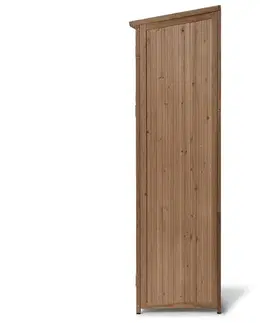 Veľká záhradná skriňa s dvojitými krídlami