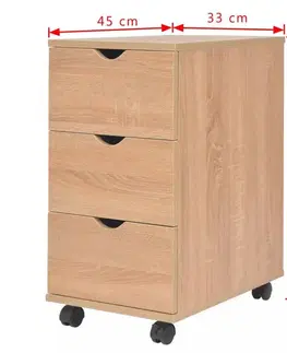 Kontajner s kolieskami Dekorhome