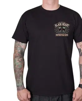 BLACK HEART Coffin čierna - 3XL
