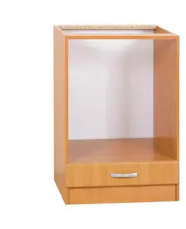 KONDELA Lora MDF New S60KU kuchynská skrinka na sporák jelša