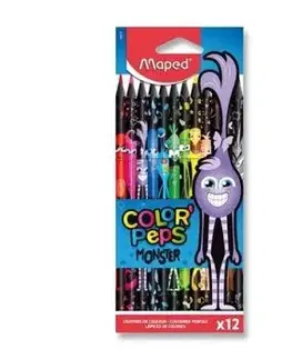Pastelky MAPED Color' Peps Monster 12 ks - Maped
