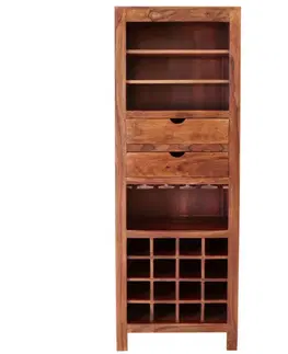 Barová skriňa Amba 65x180x45 z indického masívu palisander