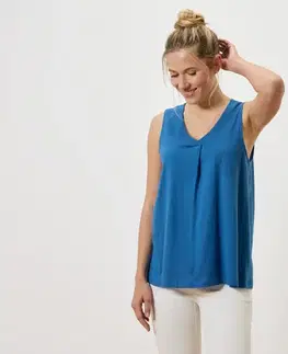 Top do záhybom, modrý