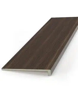 Schodový nášľap / profil TOPSTEP Flex Orech tmavý 1200 × 340 × 11 mm