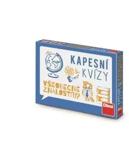 Cestovná hra Vreckové kvízy: Všeobecné znalosti Dino