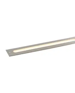 Moderný zemný reflektor oceľ 50 cm vrátane LED IP65 - Eline