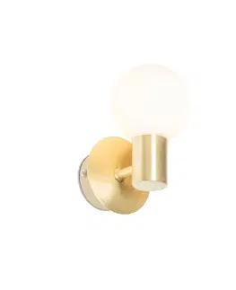 Moderná nástenná lampa zlatá IP44 - Cederic Up