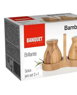 Banquet 3-dielna sada koreničiek BRILLANTE Bamboo