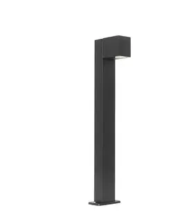 Inteligentná stojaca vonkajšia lampa čierna 65 cm IP44 vrátane Wifi GU10 - Baleno