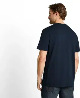 Tričko Tom Tailor Serafino s logom, Sky Captain Blue