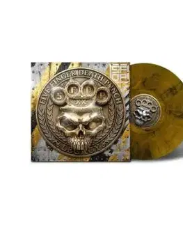 Five Finger Death Punch - Legacy (Amber Wave + Poster) LP - Five Finger Death Punch
