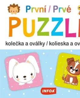 Krabička - První PUZZLE - kolečka a oválky / Prvé PUZZLE - kolieska a ováliky (CZ/SK vydanie)