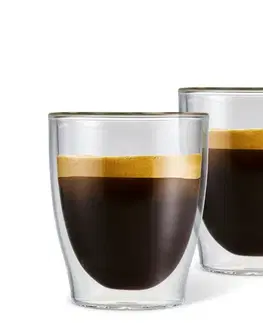 2 dvojstenné poháre na caffè crema