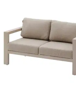 DEOKORK Hliníková 2-miestna lavica VANCOUVER (ivory)