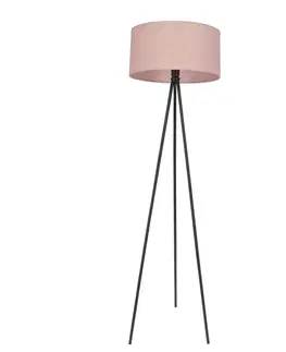 Stojaca lampa SHANTI čierna 1x40W E27 tienidlo vres