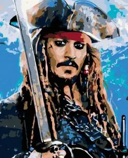 Maľovanie podľa čísel Jack Sparrow 40x50cm Zuty - ZUTY