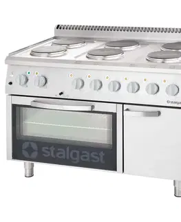 STALGAST Elektricky sporák s rurou GN2/1 STALGAST, 6x2,5kW