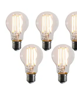 Sada 5 inteligentných stmievateľných LED žiaroviek E27 v Kelvinoch A60 číra 7W 806 lm 1800-3000K