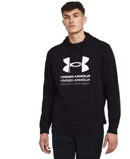 Under Armour Mikina Rival Terry Graphic HD Black  XL