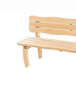 DEOKORK Masívne záhradné lavice z borovice VIKING (40 mm) - rôzne dĺžky 180 cm