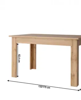 Rozkladací jedálenský stôl MORATIZ 8 Tempo Kondela