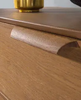 LEA 12 dverová komoda, dub rustikálny