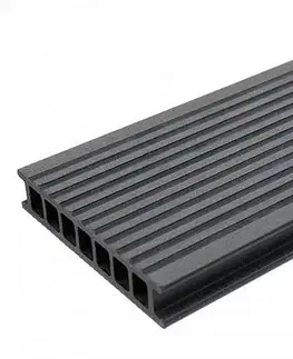 DECEUNINCK Terasová doska Deceuninck TWINSON ESSENTIAL TERRACE 9555, Šedá bridlice 510 28 x 140 x 4000 mm