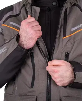 W-TEC Smackton bunda čierno-zelená - M