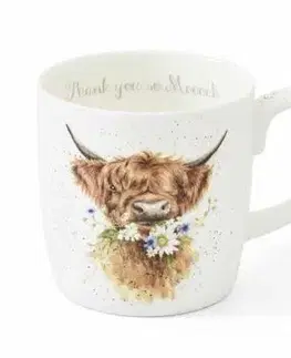 Porcelánový hrnček "Thank You", 0,4 l Wrendale Designs - Ďakujem