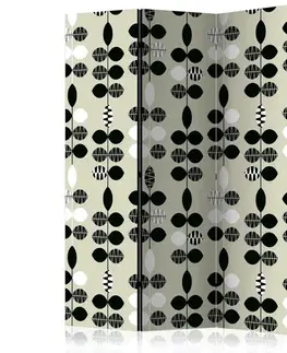 Paraván Black and White Dots Dekorhome