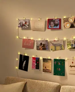 LED svetelná reťaz so svorkami
