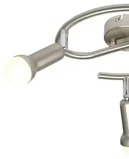 Špirálová stropná lampa 3X40W E14 saténový nikel ARC