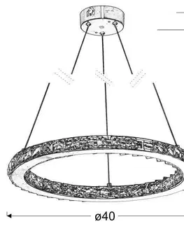 Závesná lampa LORDS LED RGB Candellux