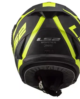 LS2 FF313 Vortex Carbon Hi Vis Yellow - L (59-60)