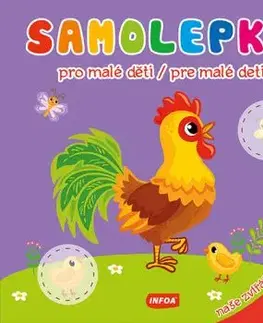 Samolepky pro malé děti / Samolepky pre malé deti - Naše zvířátka / Zvieratká (CZ/SK vydanie)