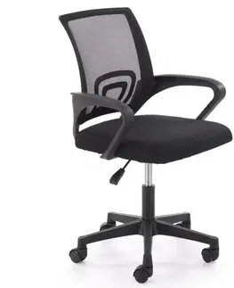 Otočná stolička Gimli čierna