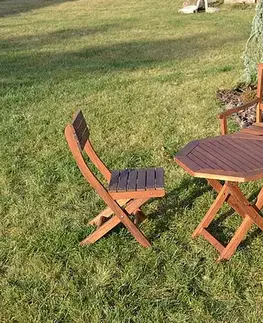 DEOKORK Záhradná DĚTSKÁ stolička pevná BRIGHTON 1 ks