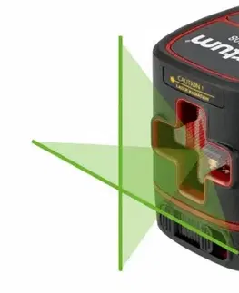 FORTUM Laser líniový samonivelačný 1H-1V, zelený laser, 1,4h Li-on AKU
