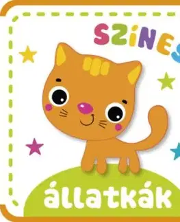 Színes állatkák - szivacskönyv
