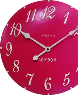 Nástenné hodiny 3084rz Nextime v aglickém retro štýle 35cm
