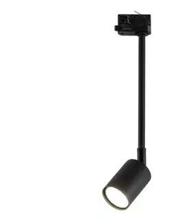  Luster na tyči do 3-fázového lištového systému TOP 1xGU10/8W/230V čierna 4931