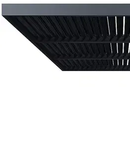 DEOKORK Záhradná hliníková pergola do steny 8x4 m (antracit)
